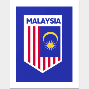 Malaysia Flag Emblem Posters and Art